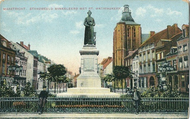 De Boschstraat in Maastricht omstreeks 1910