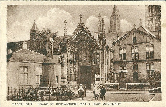 Het Vrijthof in Maastricht omstreeks 1915
