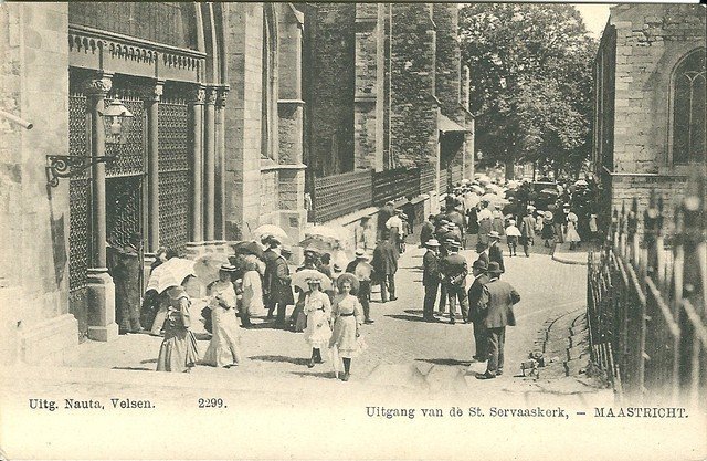 Het Vrijthof in Maastricht omstreeks 1925