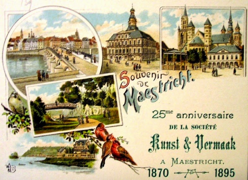 Maastricht. Een ansichtkaart van heel lang geleden