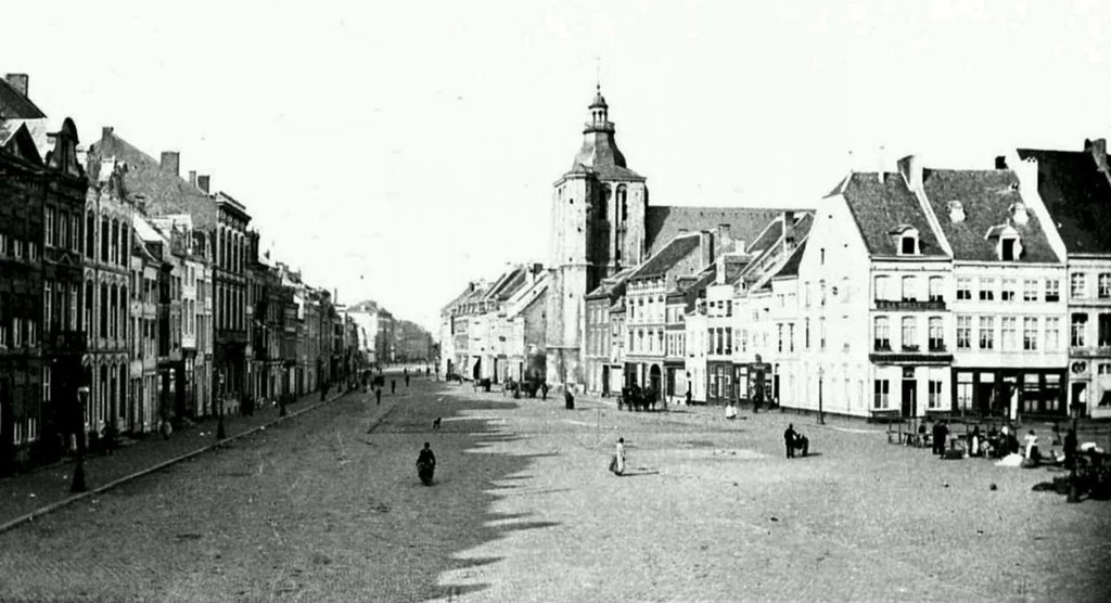 De Boschstraat in Maastricht in 1896