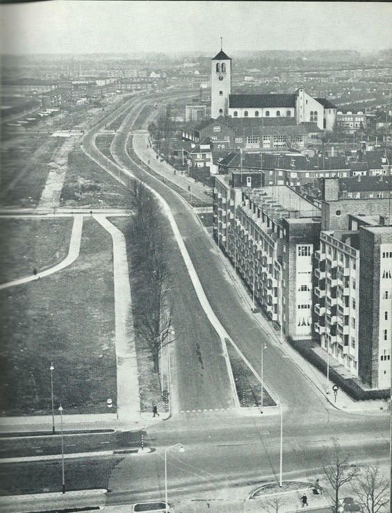 Luchtfoto Maastricht 1969 (omgeving A2)