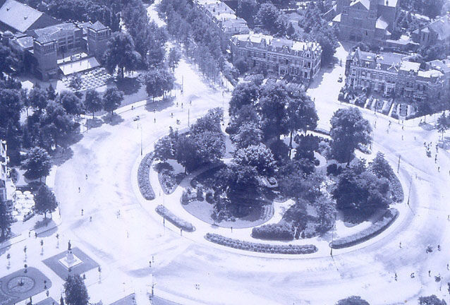 Nijmegen: Luchtfoto Nijmegen 1922 | Keizer Karelplein