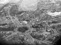 Nijmegen: 1975 | Luchtfoto Nijmegen | Keizer Karelplein