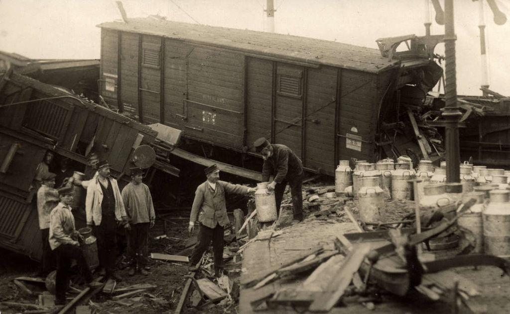 Nijmegen: 1918 Treinongeluk bij Station de Vork Nijmegen
