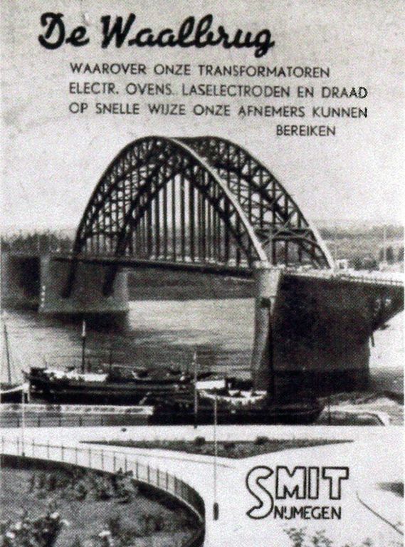 Nijmegen: De waalbrug werd ook gebruikt in reclame