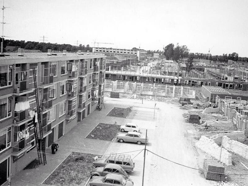Nijmegen: Dukenburg in aanbouw omstreeks 1962