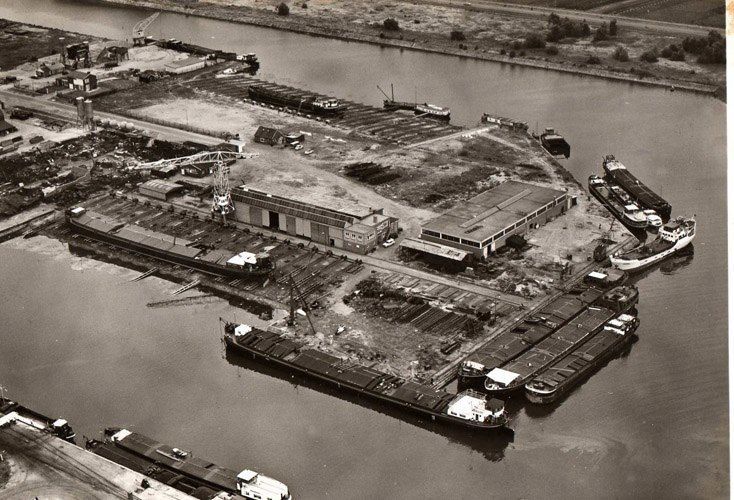 Nijmegen: Scheepwerf Gelria aan de Handelsweg (1970)