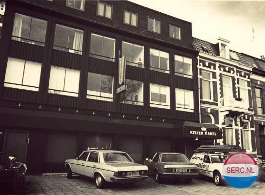 Nijmegen: De Graafseweg in 1985 met discotheek Keizer Karel