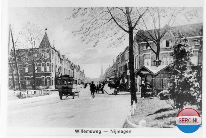 Nijmegen: De Willemsweg omstreeks 1912