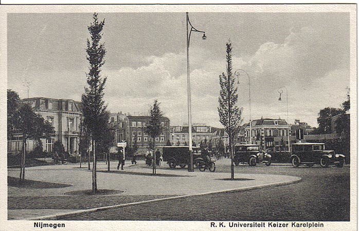 Nijmegen. Het Keizer Karelplein in de jaren '30