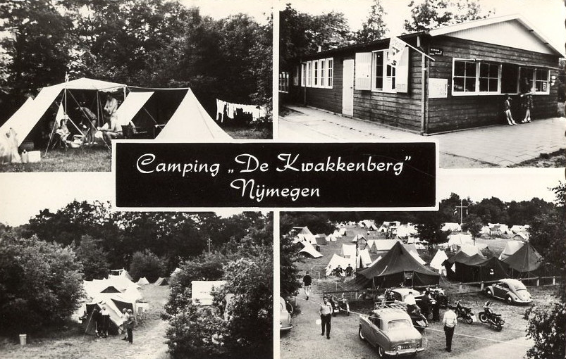 Ansichtkaart Nijmegen omstreeks 1963 van Camping De Kwakkenberg