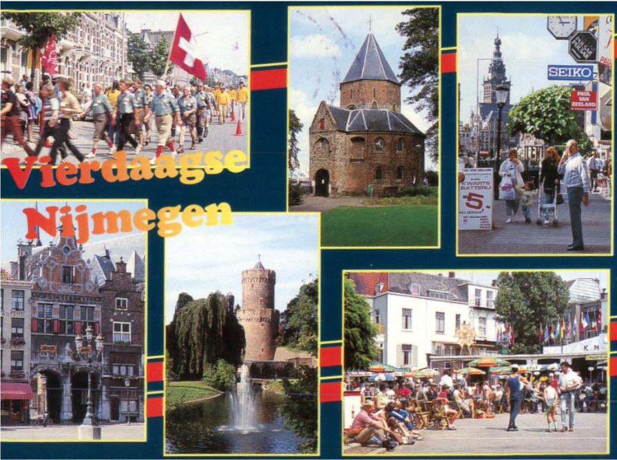 Ansichtkaart Nijmegen omstreeks 1975