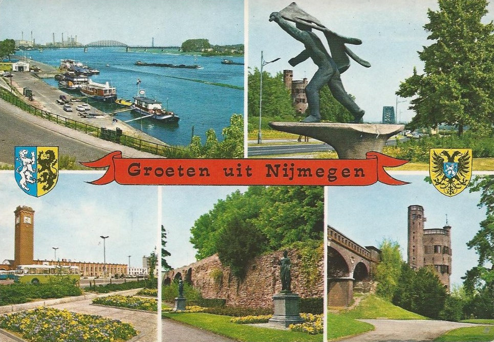 Ansichtkaart Nijmegen omstreeks 1975
