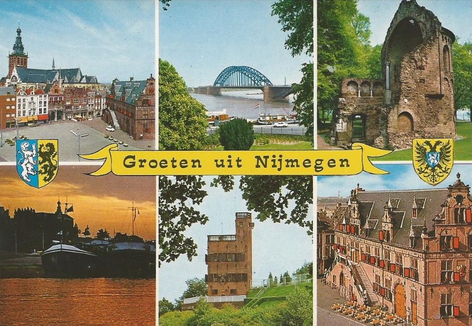 Ansichtkaart Nijmegen omstreeks 1980