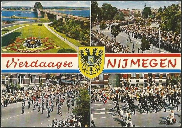 Ansichtkaart Nijmegen omstreeks 1974