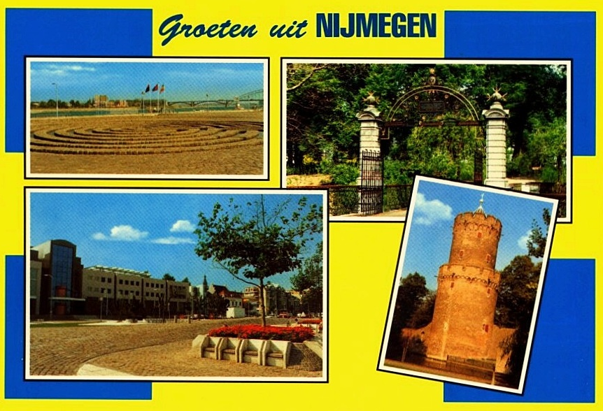 Ansichtkaart Nijmegen omstreeks 1979