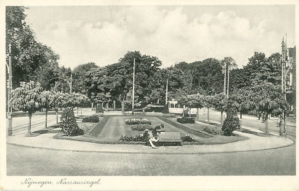 De Nassausingel omstreeks 1954