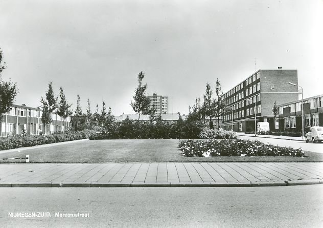 Het Marconistraat in Nijmegen eind jaren '50