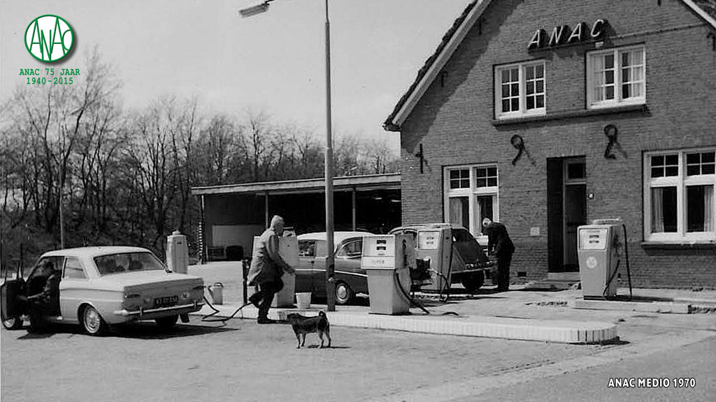 Het oorspronkelijke ANAC-Bedrijf aan de Dorpsstraat in 1970