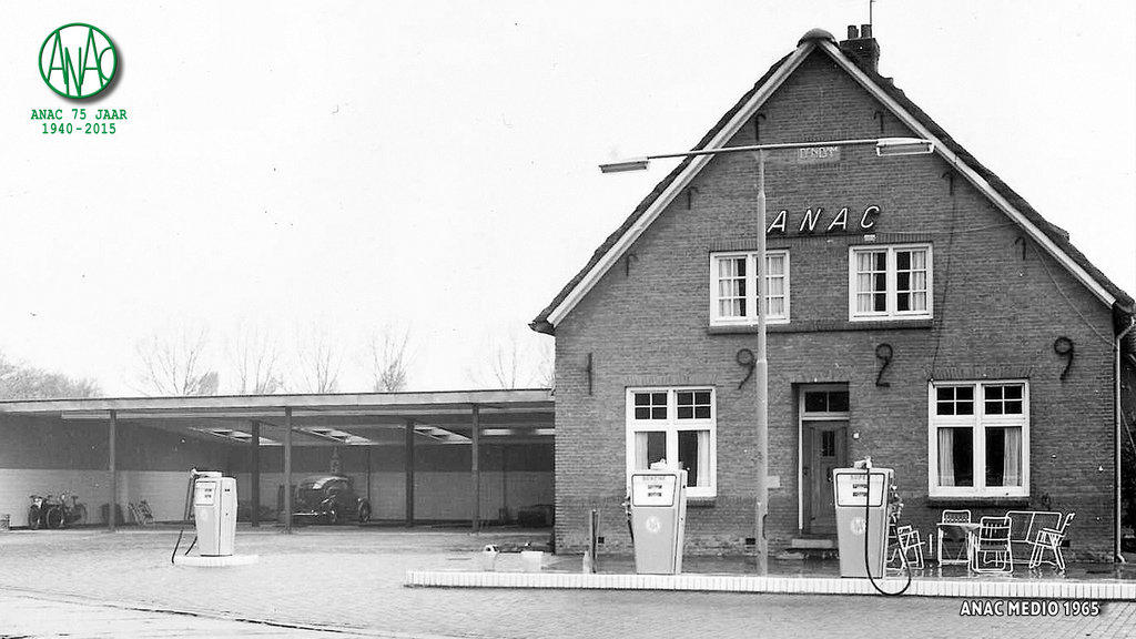 Het oorspronkelijke ANAC-Bedrijf aan de Dorpsstraat in 1965