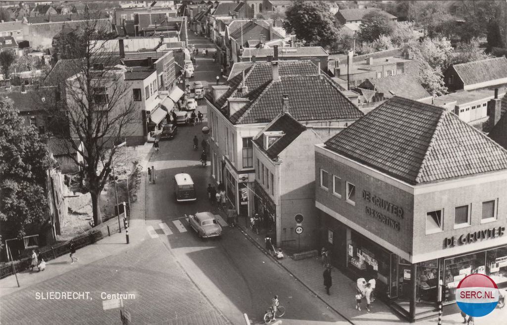 Panorama vanaf de Grote Kerk Sliedrecht