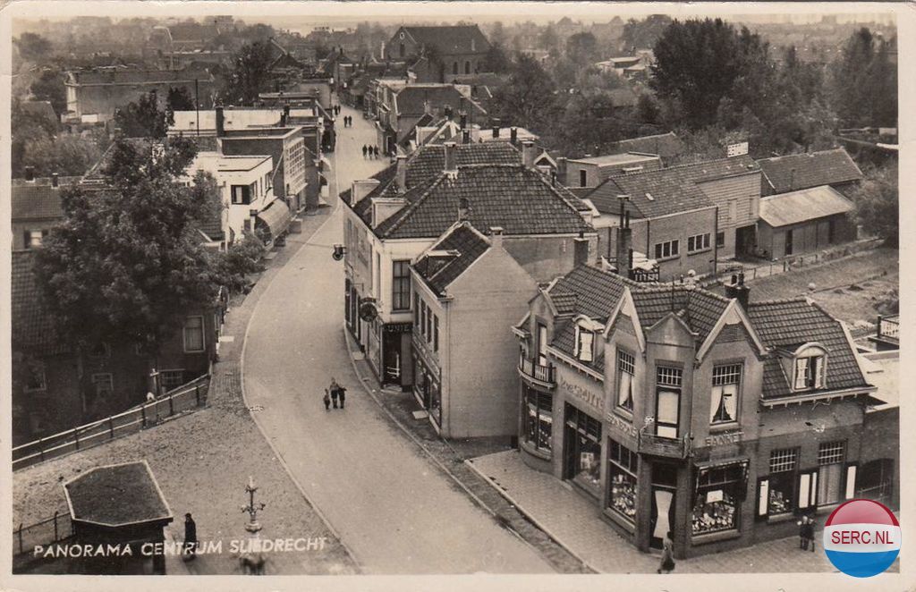 Panorama vanaf de Grote Kerk Sliedrecht