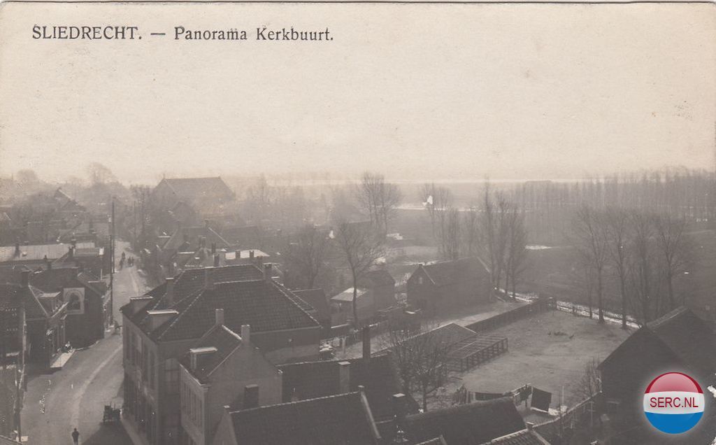 Panorama vanaf de Grote Kerk Sliedrecht