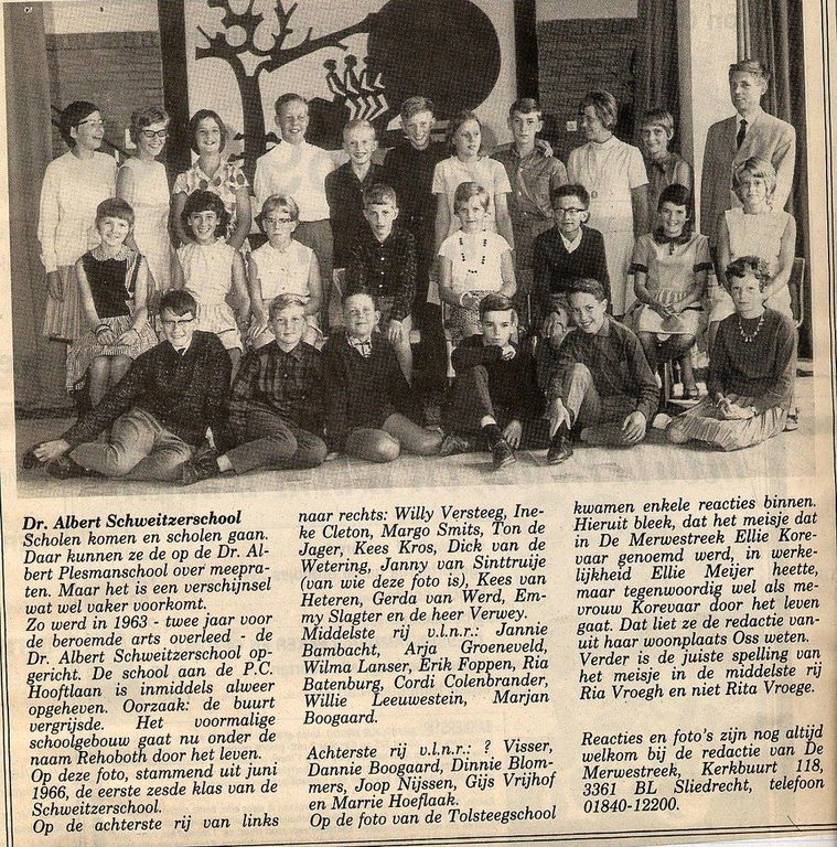Albert Schweitzerschool Sliedrecht